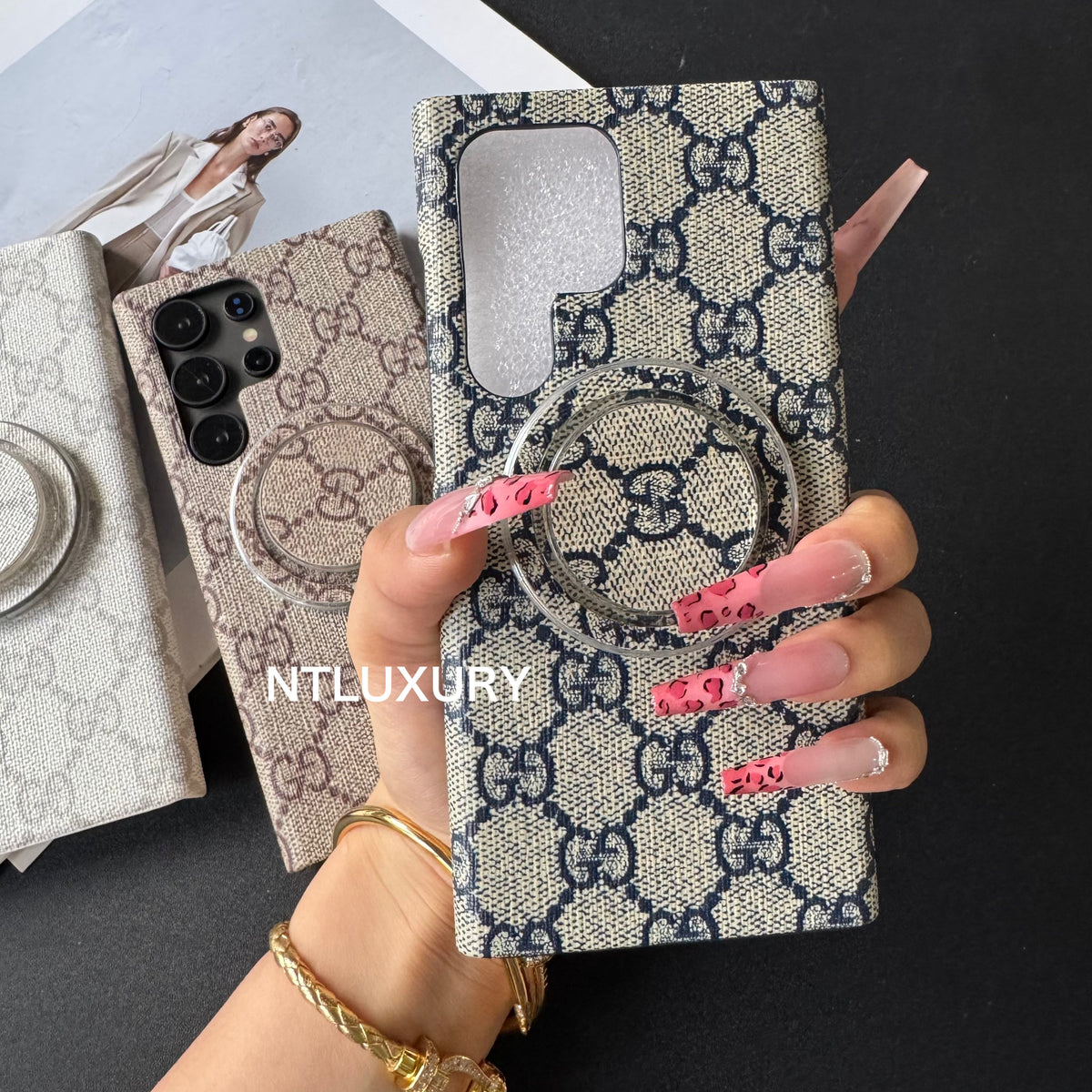 Traditional Love Phone Case with MagSafe Holder (Good)