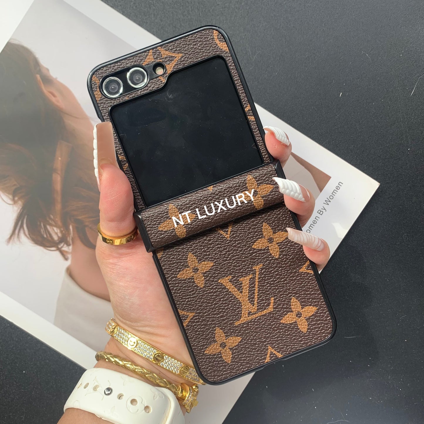 Traditional Floral Samsung Case For Z-Flip Series