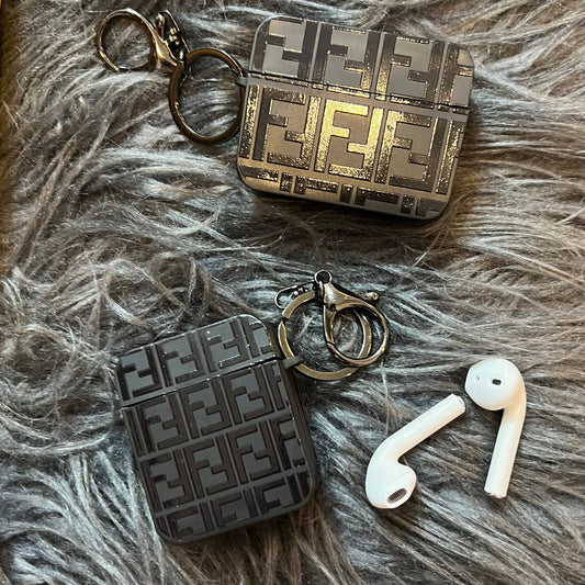 Black Trendy Airpods Case (Fancy)