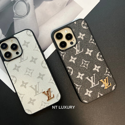 Traditional Colorful Design iPhone Case (Black & White)