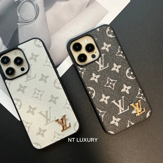 Traditional Colorful Design iPhone Case (Black & White)