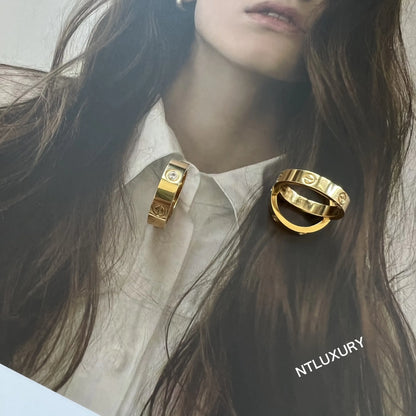 Anello dell'amore in oro