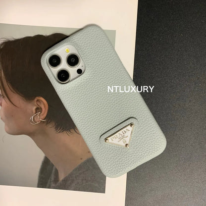 Funda para iPhone con estampado de lichi (12 colores)