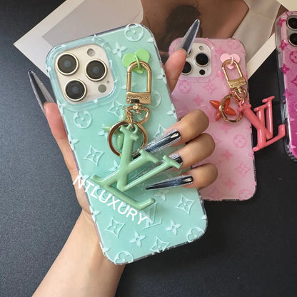 Coque de téléphone « Amour d'été » avec chaîne d'amour