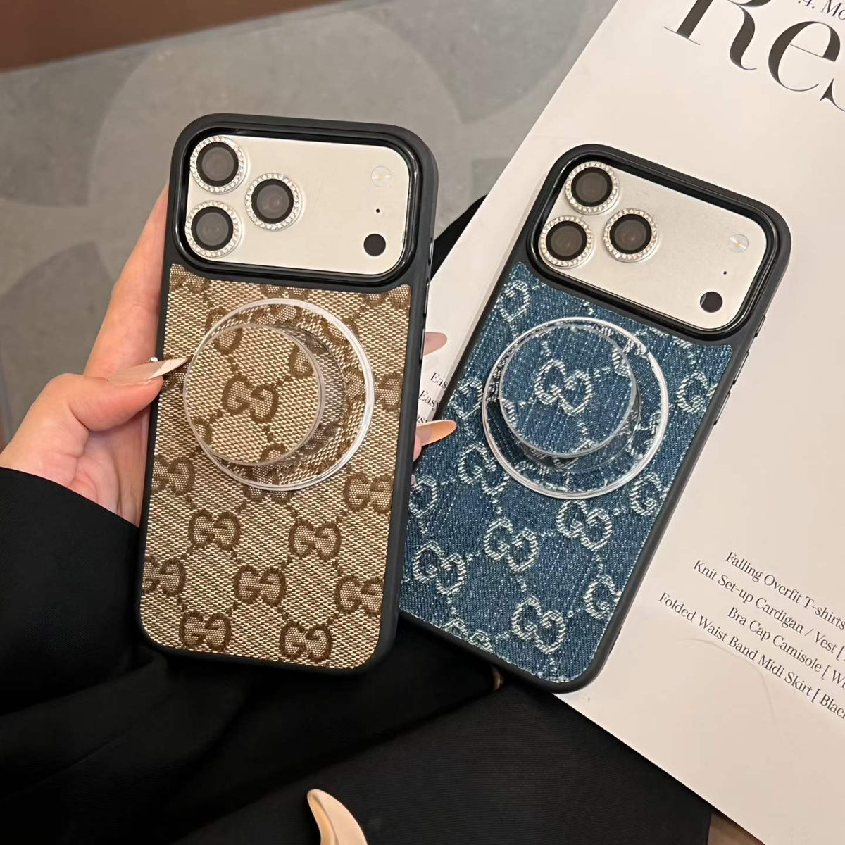 Funda de mezclilla Good Girl para teléfono con MagSafe y soporte MagSafe