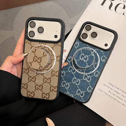 Funda de mezclilla Good Girl para teléfono con MagSafe y soporte MagSafe