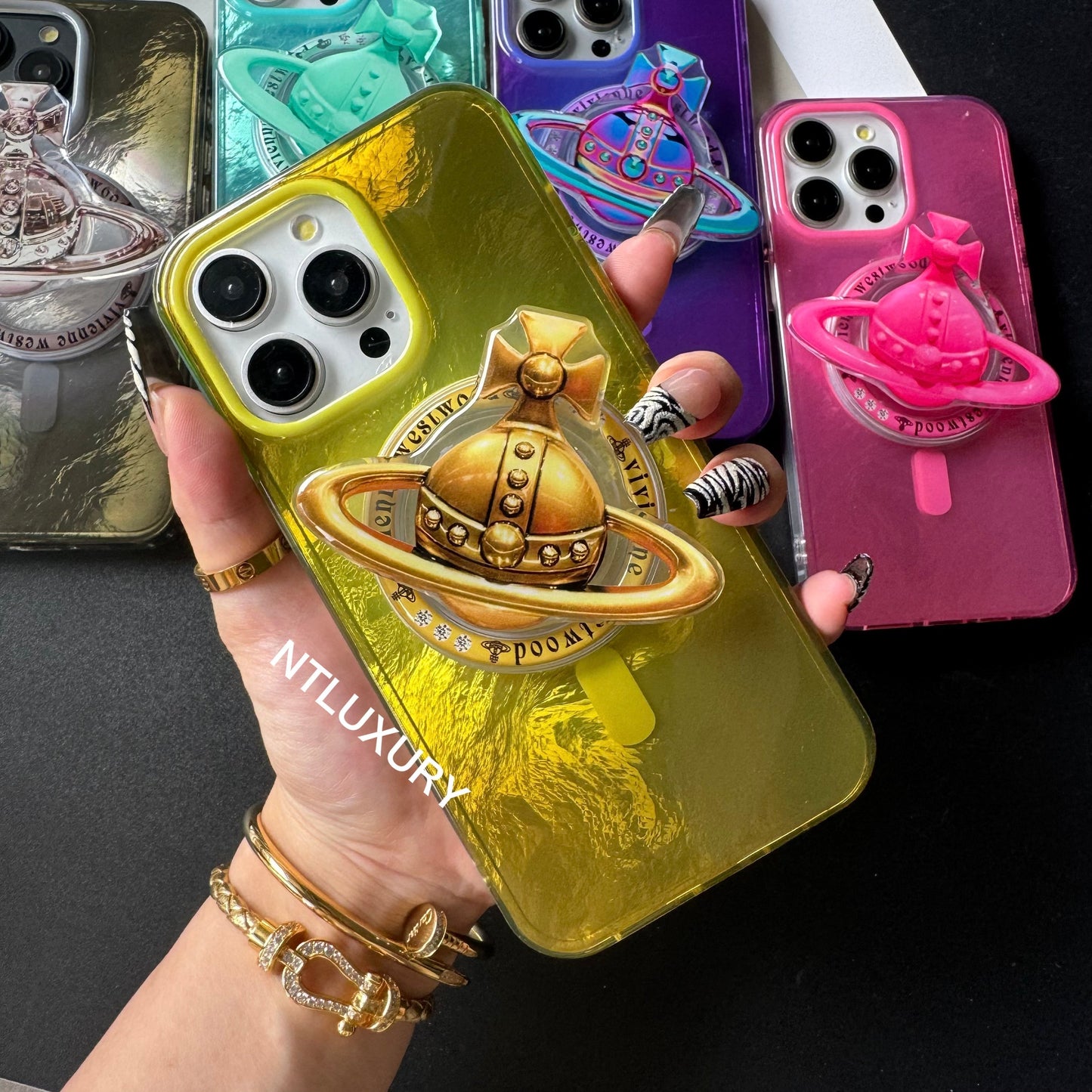 Fancy West Woo iPhone Case with MagSafe Holder