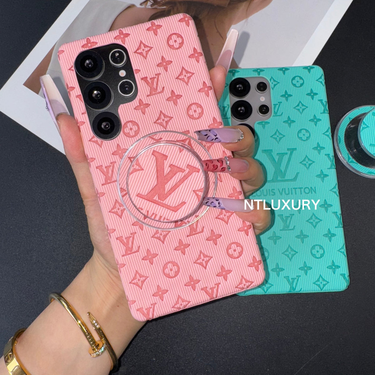 Candy Colorful Love Samsung Case with Magsafe Holder
