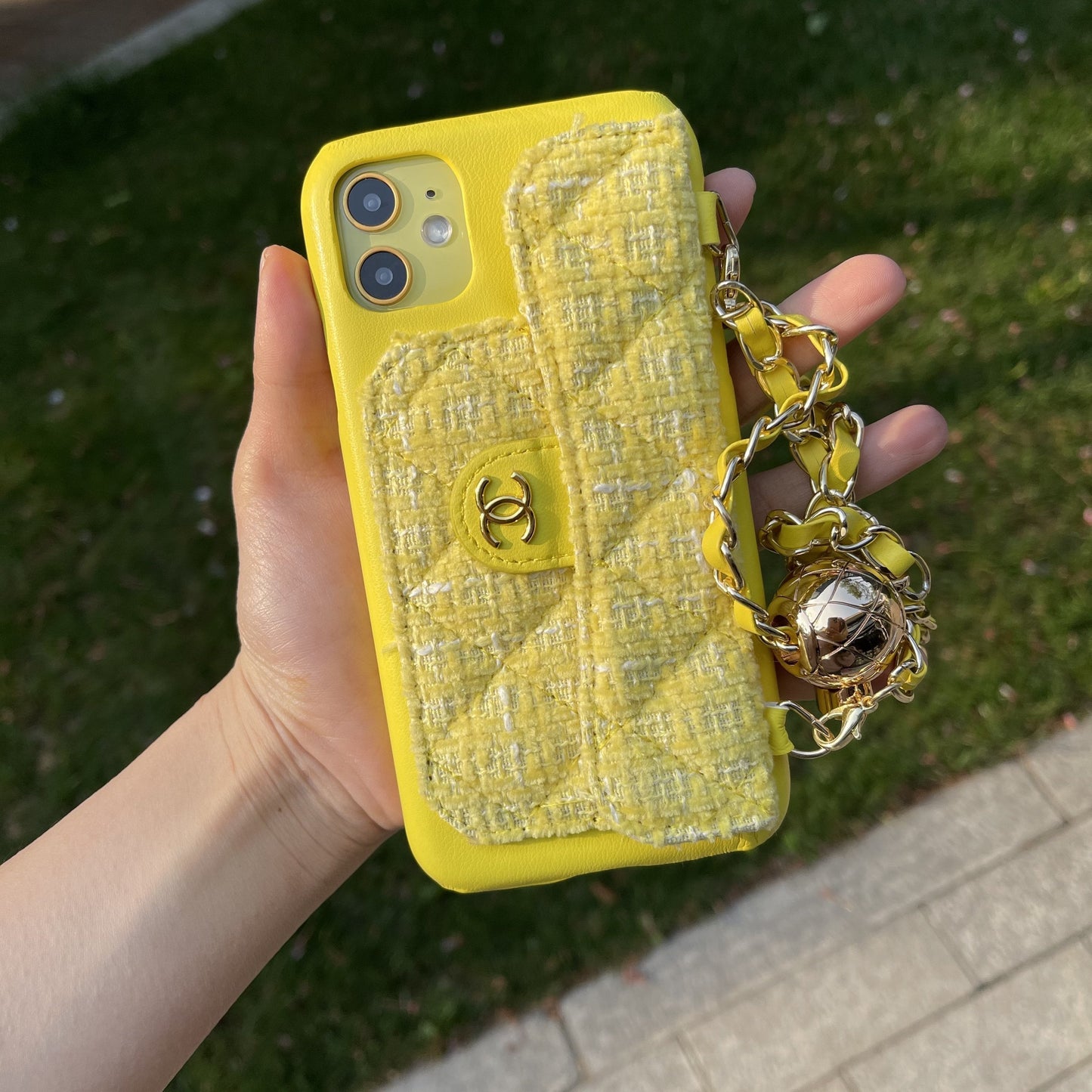 Latticed Girl Fancy Phone Case For iPhone