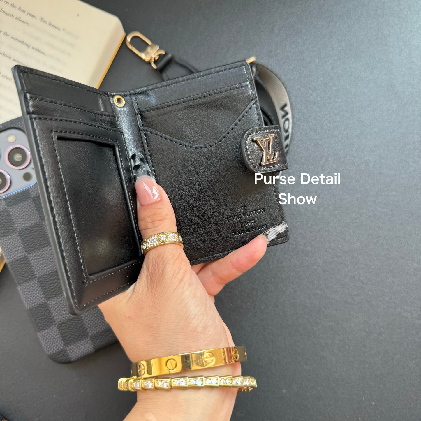Traditional Cute Purse With Rope For iPhone (3 Pieces)