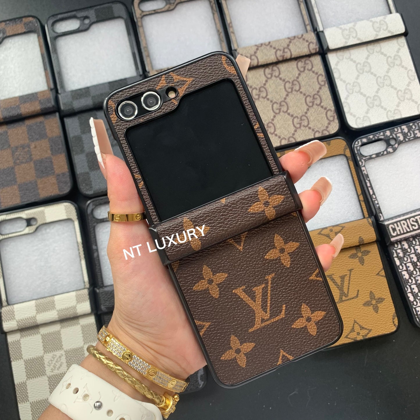 Traditional Floral Samsung Case For Z-Flip Series