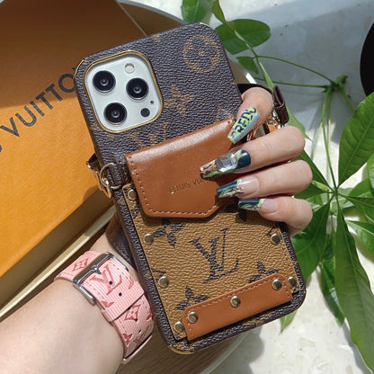 Cover per telefono di lusso extravagante con corda