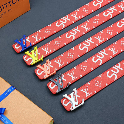 Ceinture cœur rouge mode et colorée