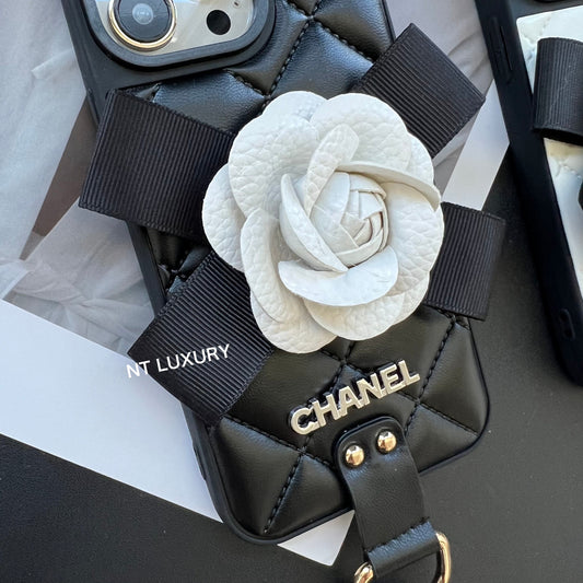 Flower Deco Girl Samsung Case With Chain