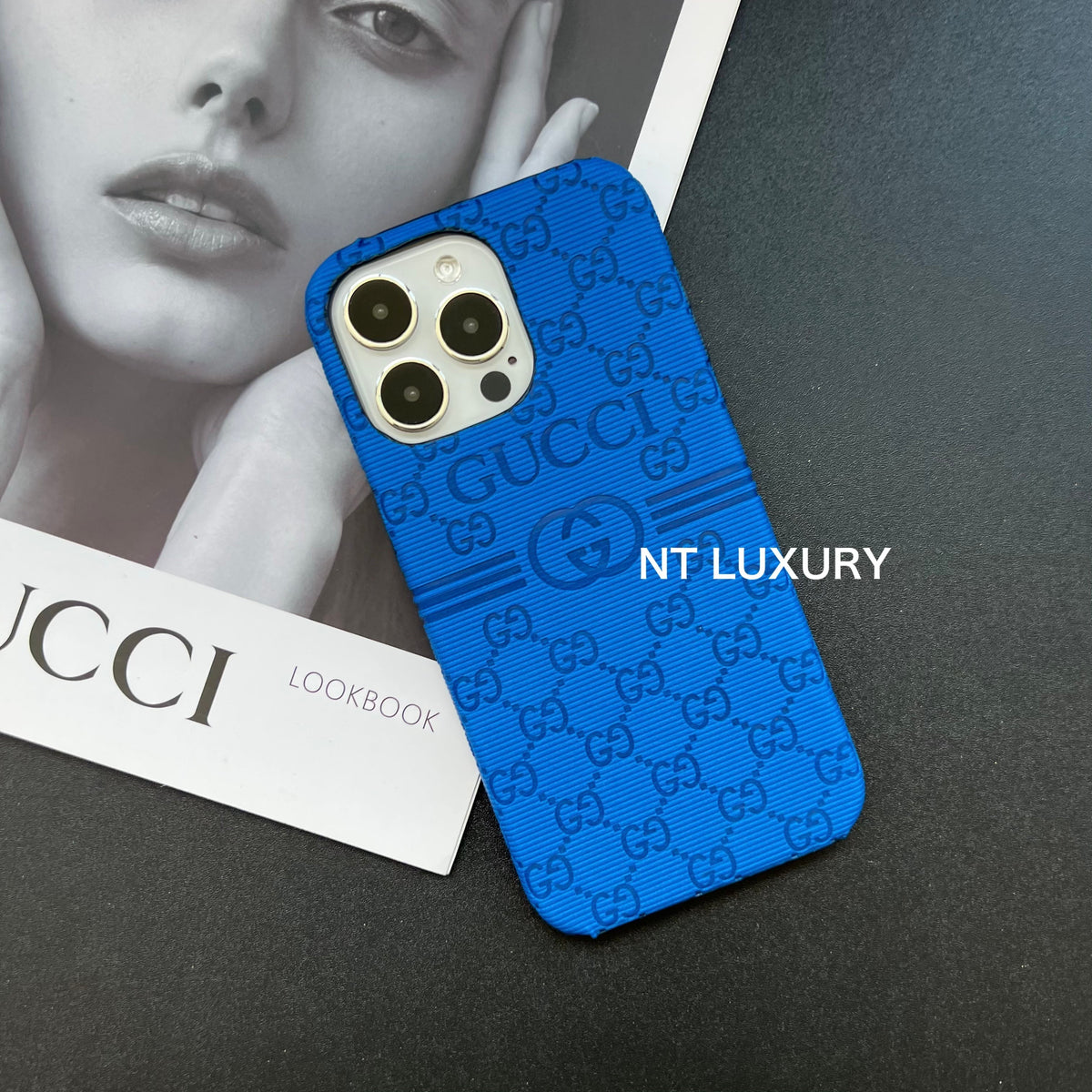 Bunte Handyhülle mit gutem Design (Blau)