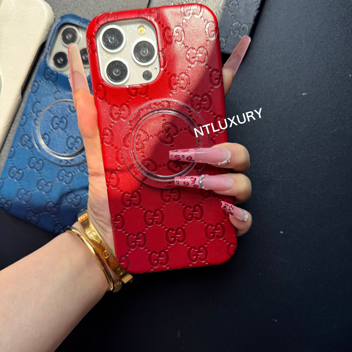 Coque iPhone "Full Press Love" avec support MagSafe