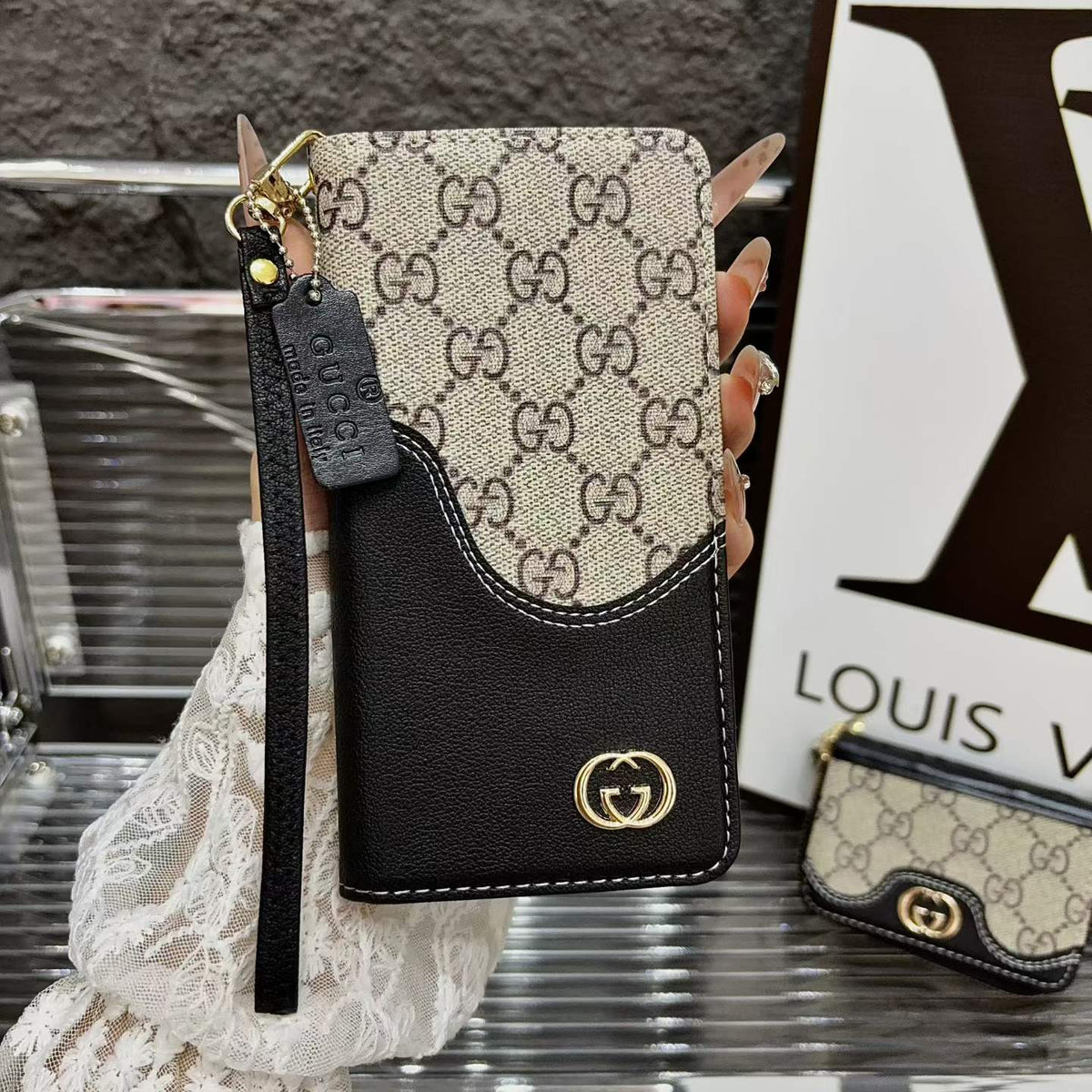 Denim Love Purse Design Phone Case
