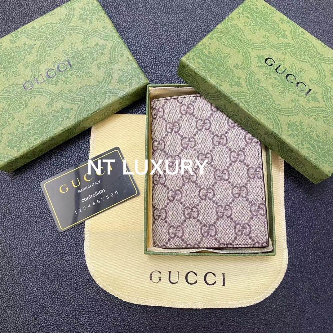 Floral Design Passport Wallet with Box