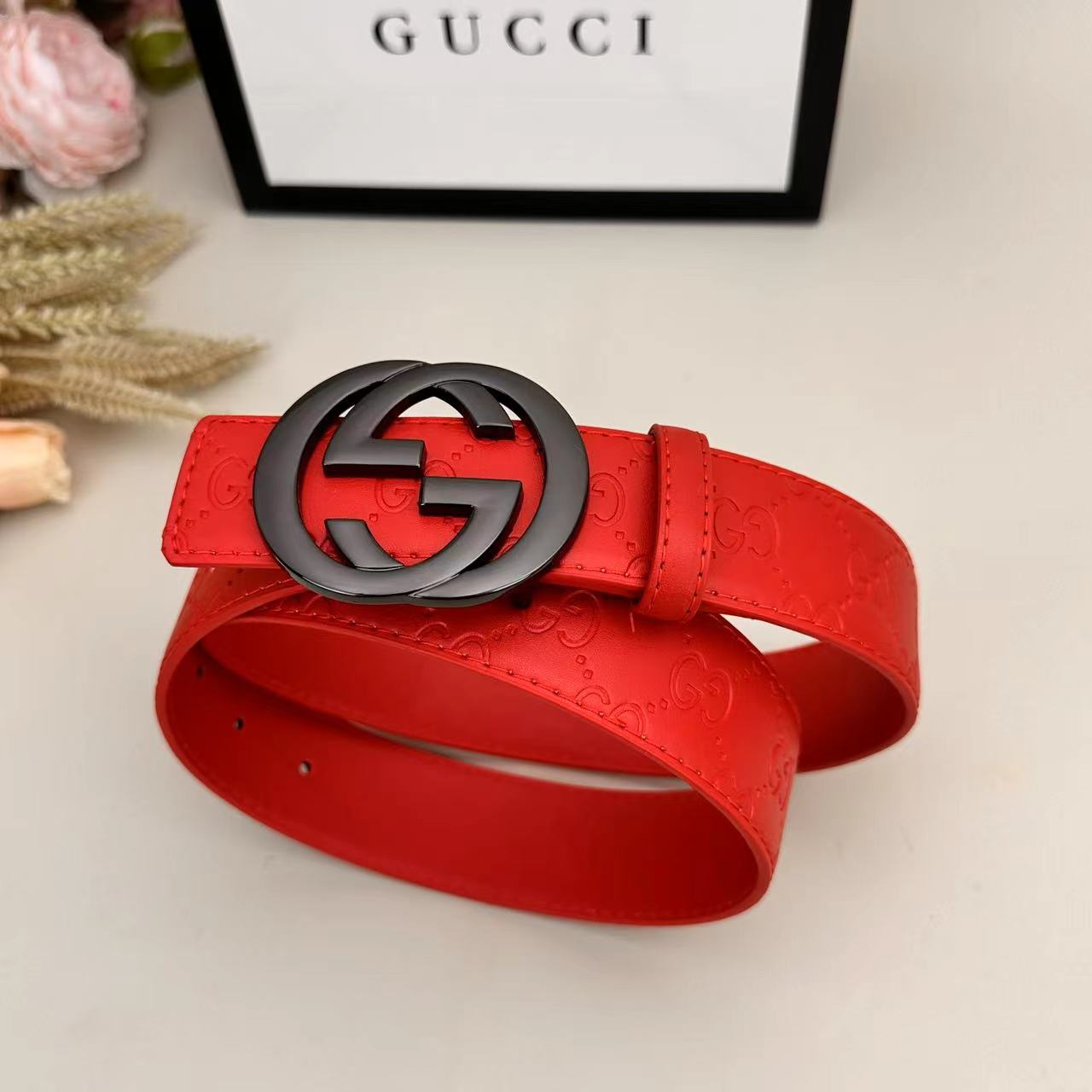 Classic Colored Good Belt (Metal gray Buckle)