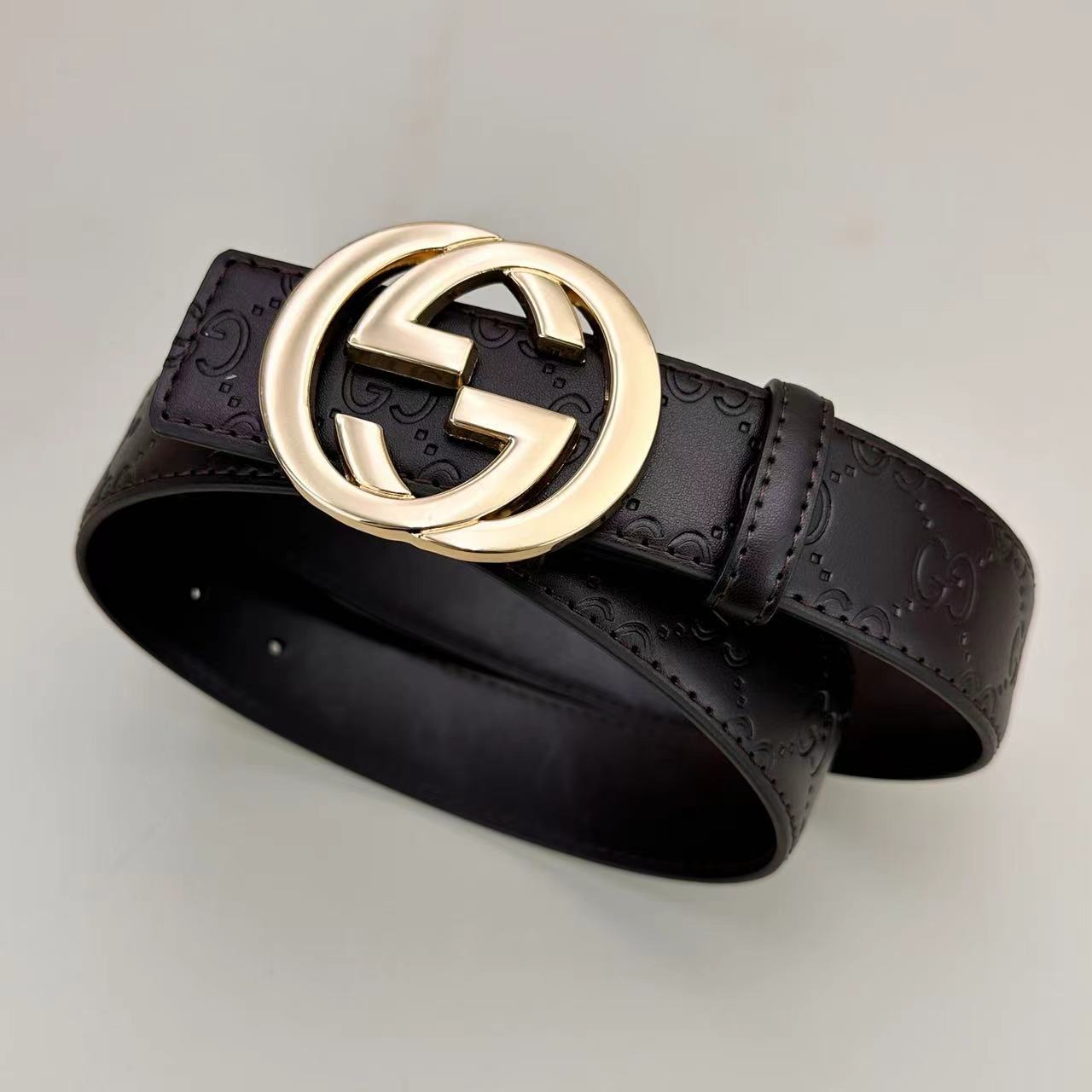 Classic Colored Good Belt (Gold Buckle)