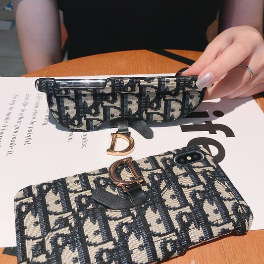 Transparent DD Fashion Embroidery Phone Case For iPhone