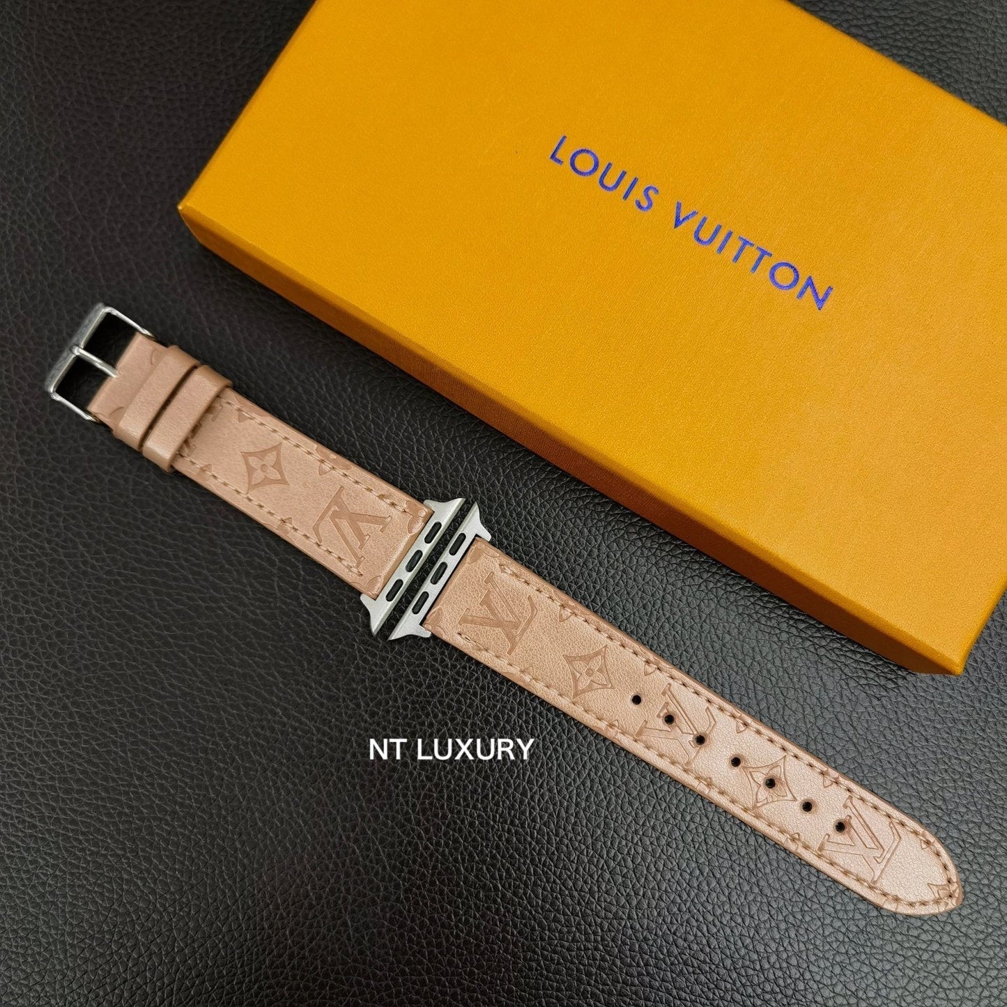 Faux Leather Fancy Watchband For iWatch