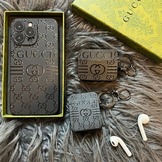 Black Trendy Phone Case ( G )
