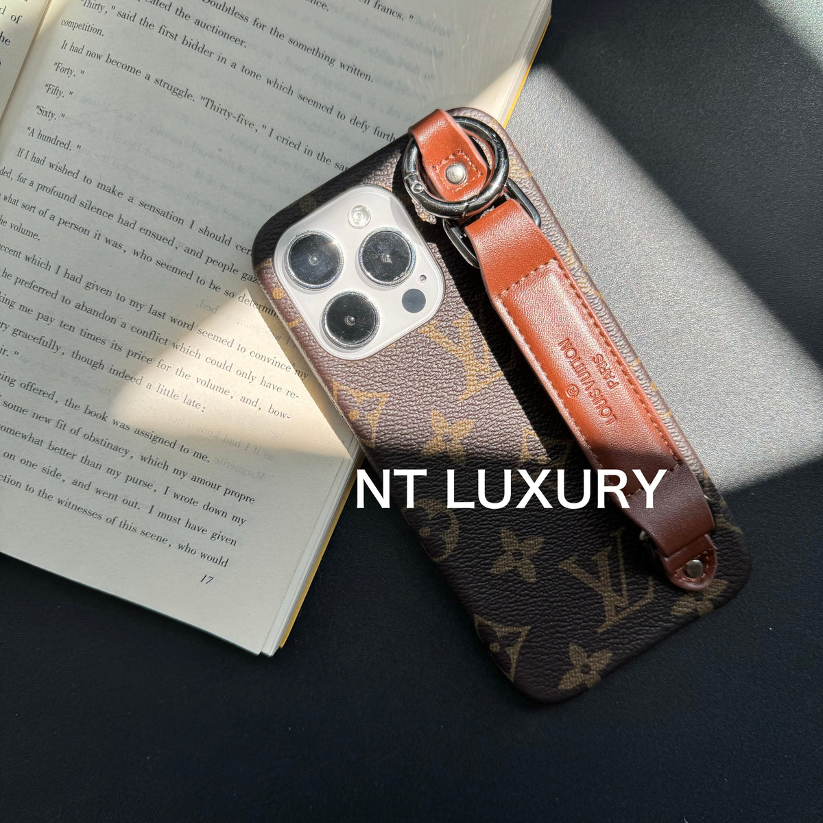 Traditional Leather Waistband Phone Case (Love)