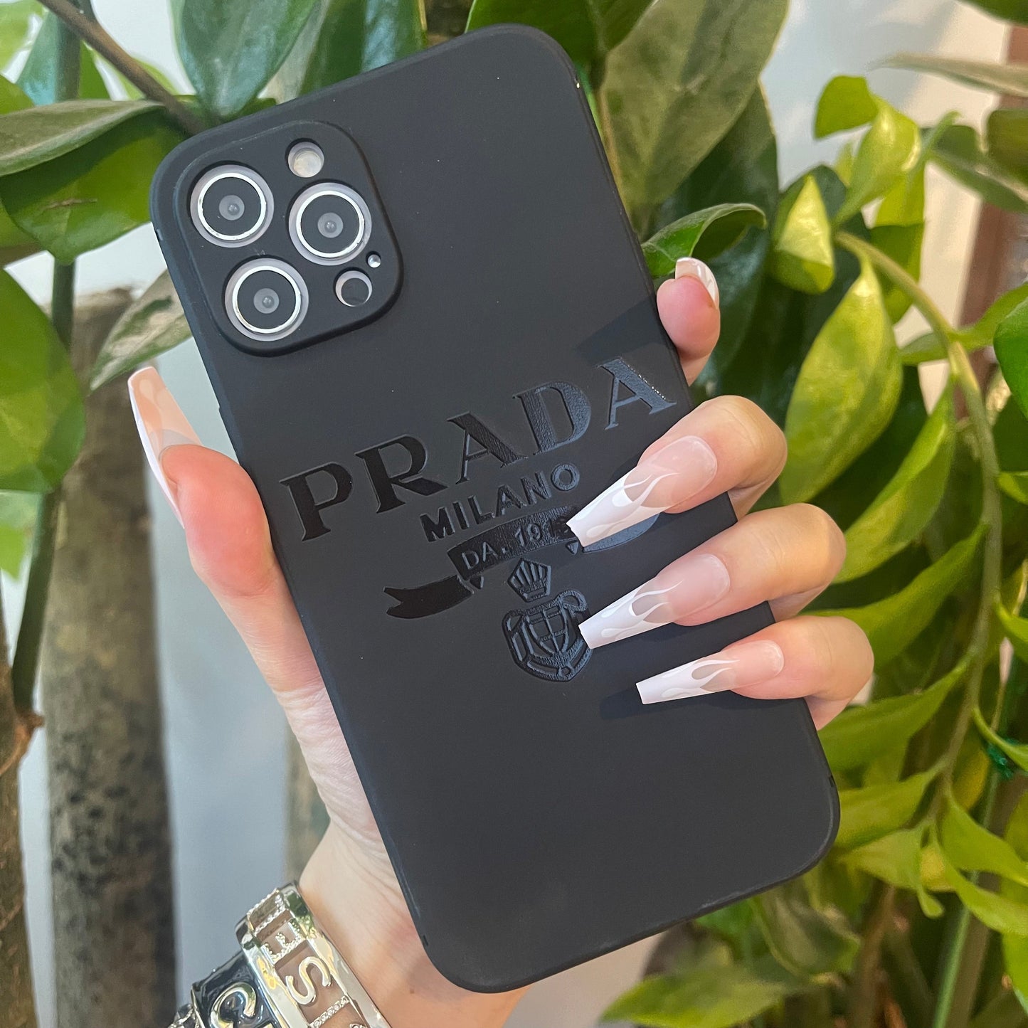 Black Trendy Phone Case ( P )