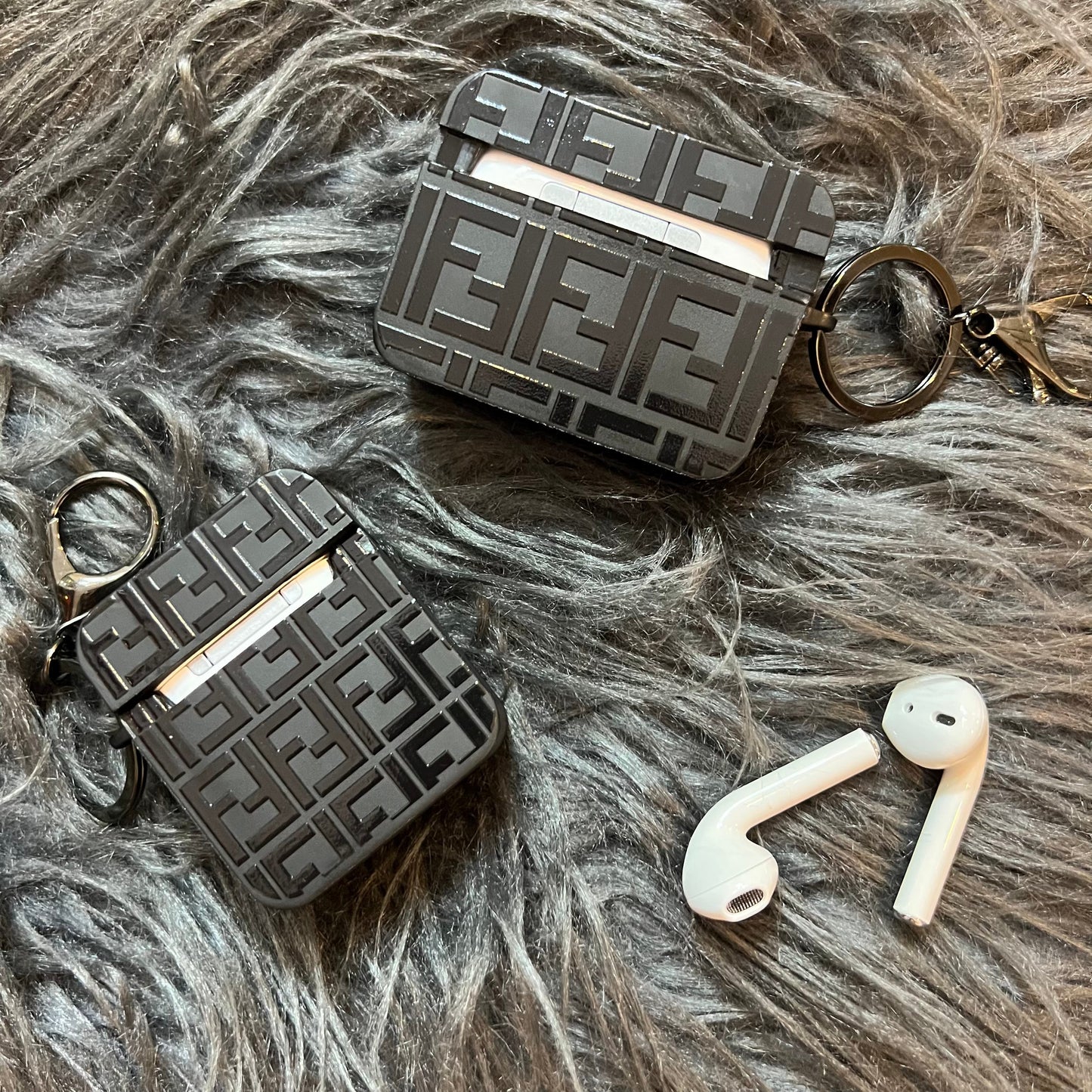 Black Trendy Airpods Case (Fancy)