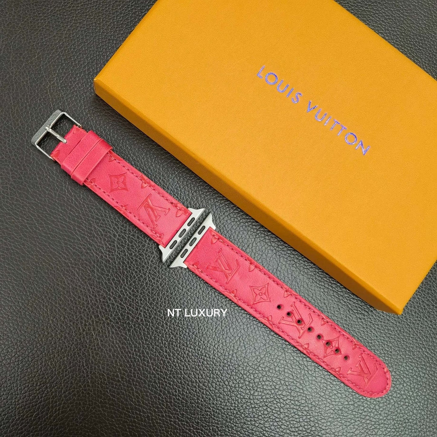 Faux Leather Fancy Watchband For iWatch
