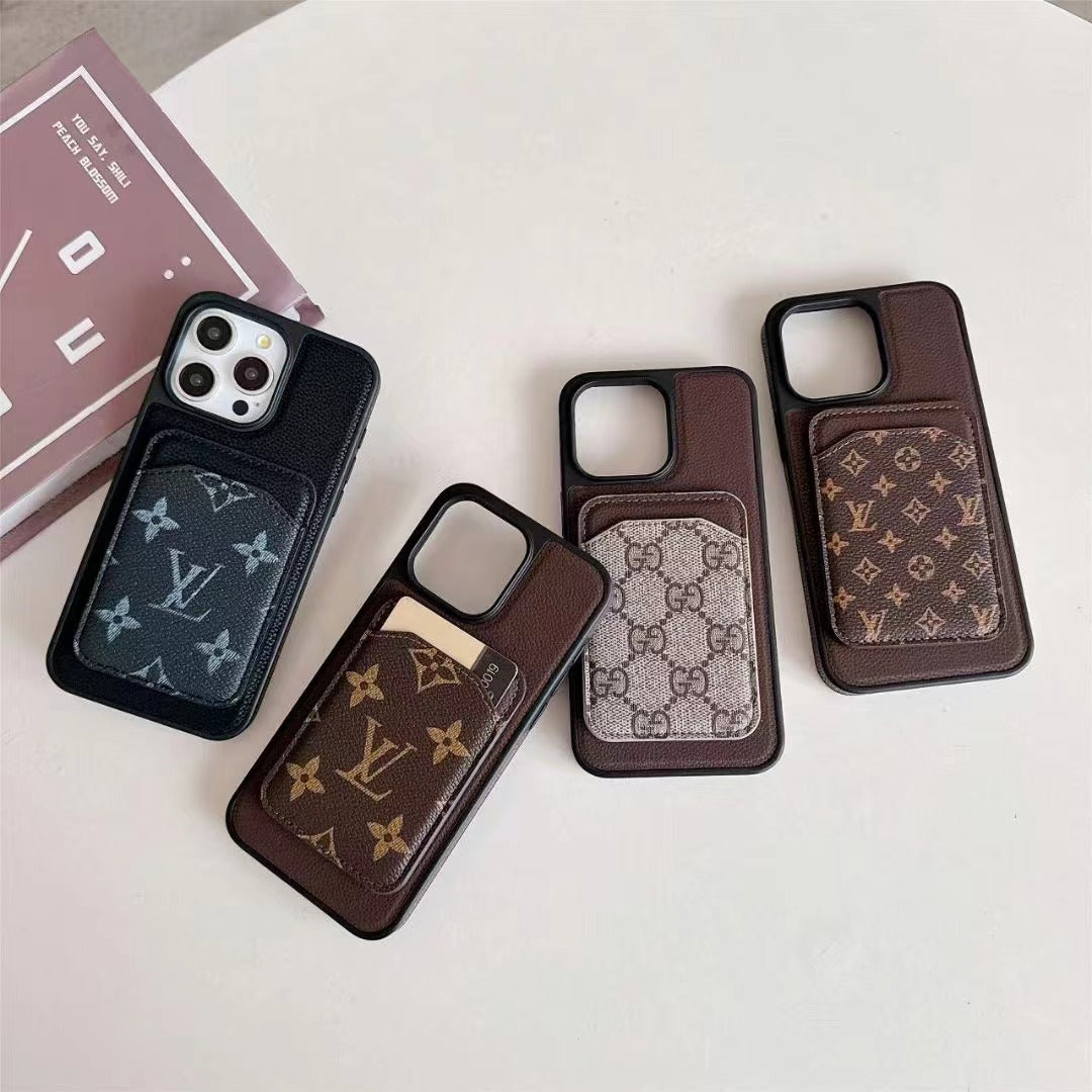 Coque de téléphone MagSafe avec porte-cartes (Grand Amour)