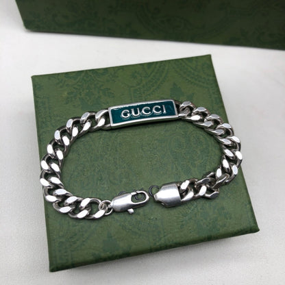 Bracelet avec logo lettres classique