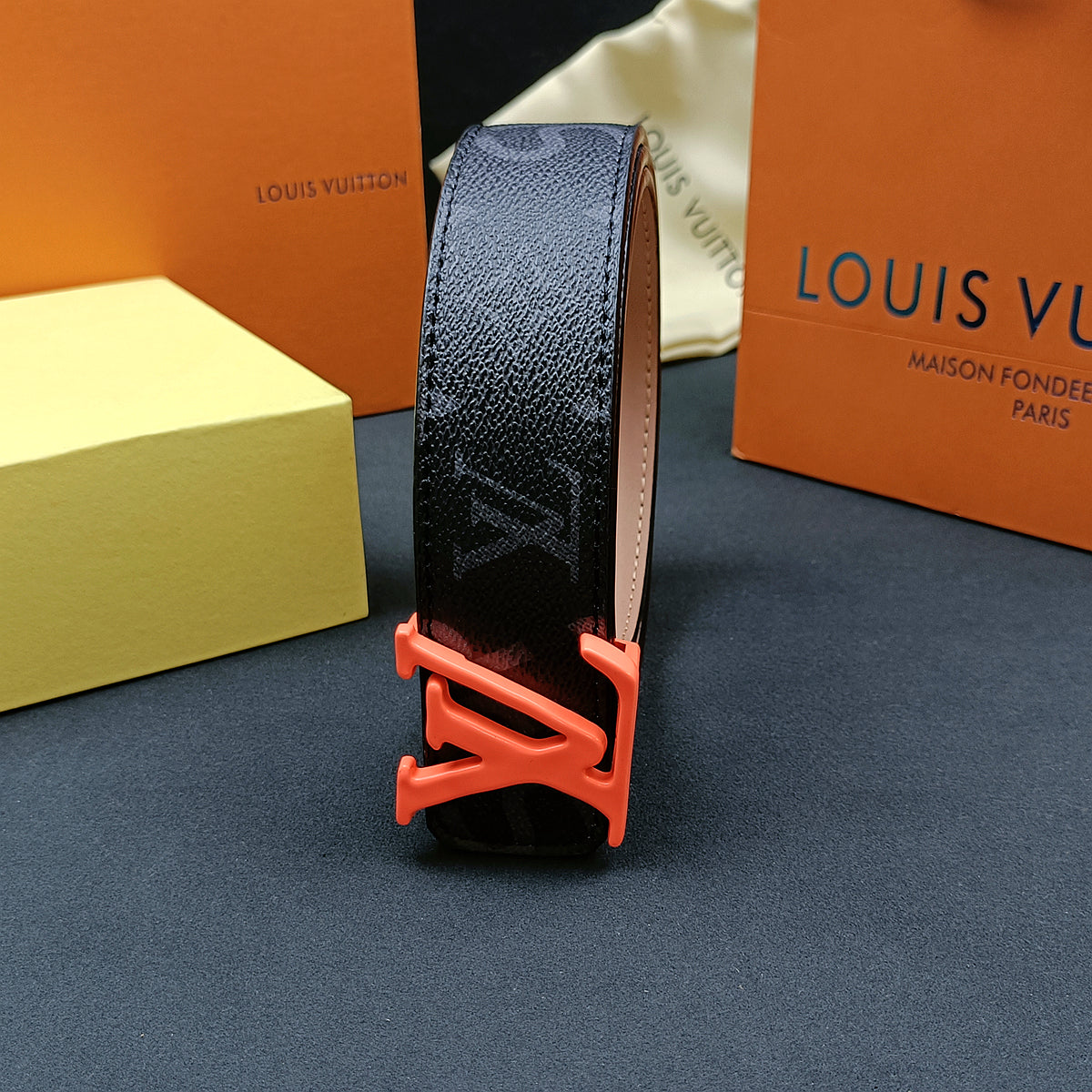 Fashion Colorful Black Love Belt