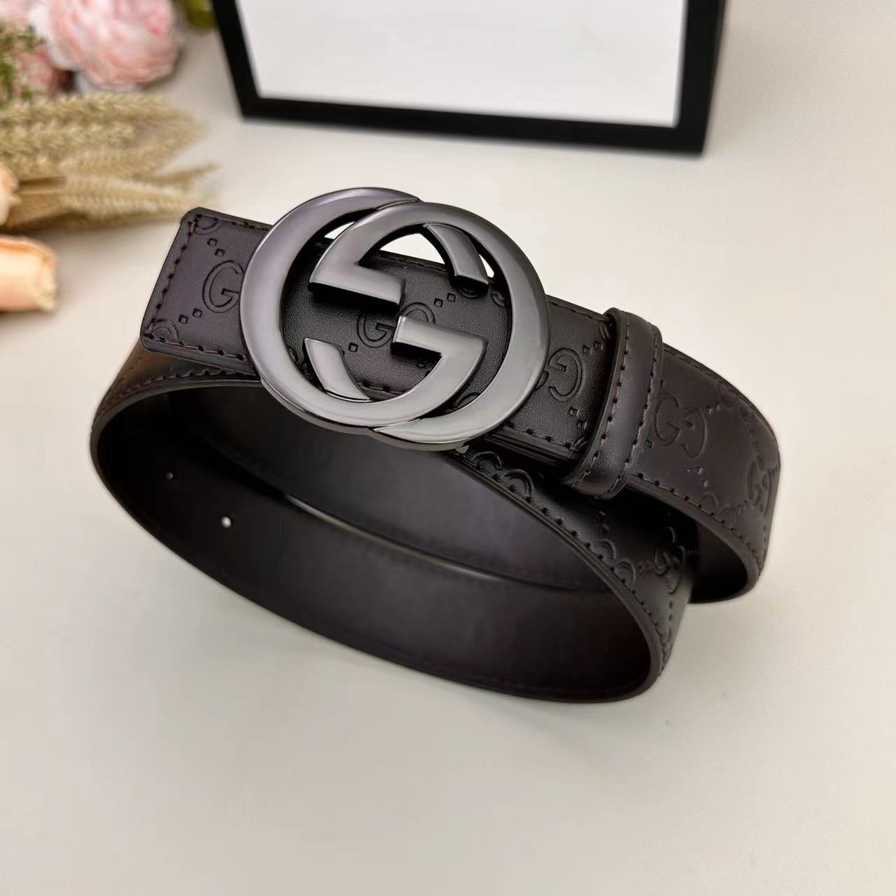 Classic Colored Good Belt (Metal gray Buckle)