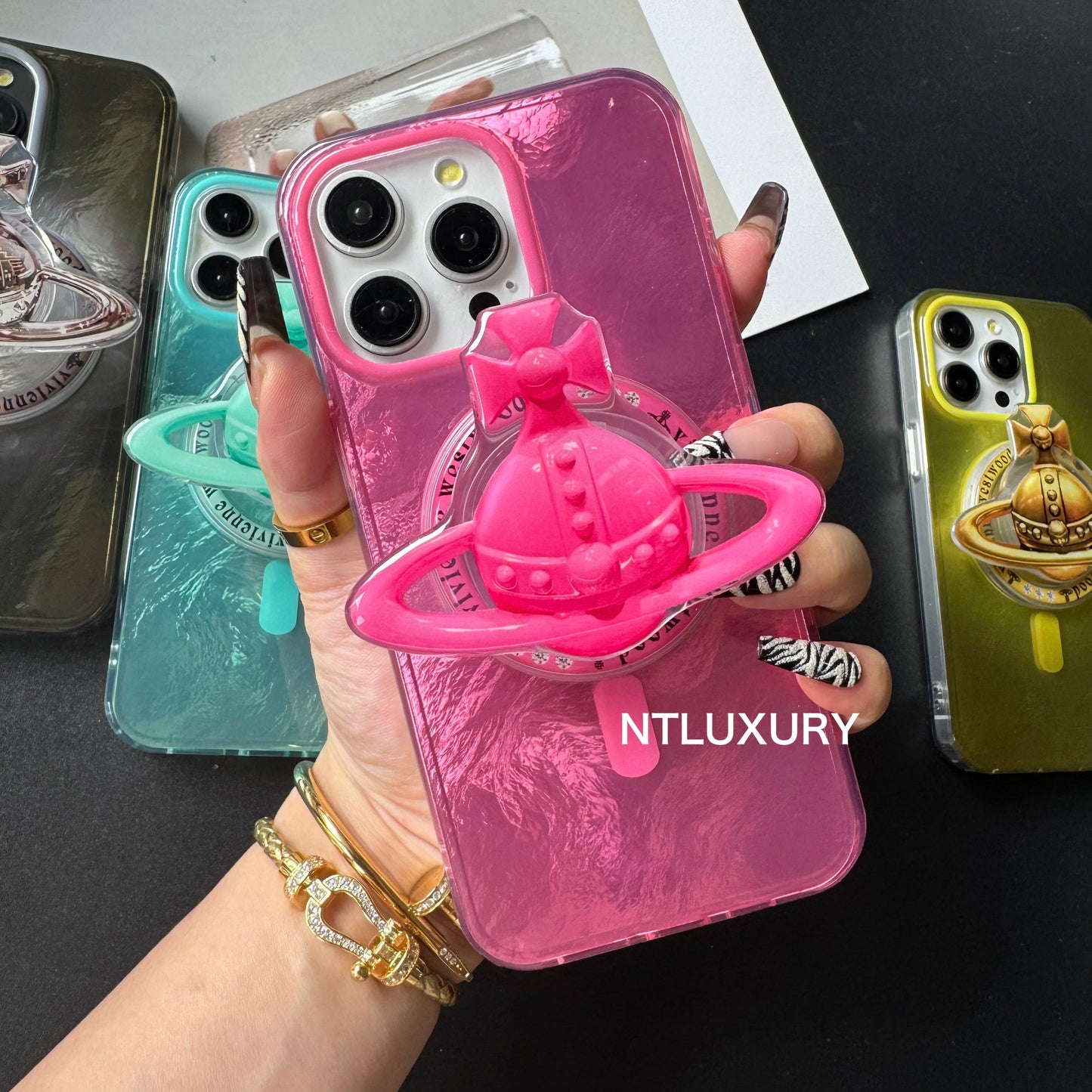 Fancy West Woo iPhone Case with MagSafe Holder