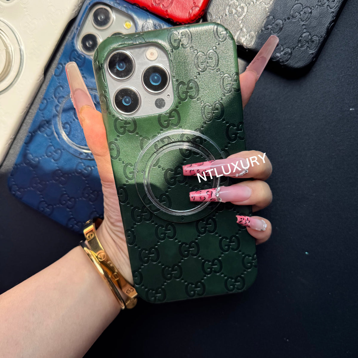 Coque iPhone "Full Press Love" avec support MagSafe