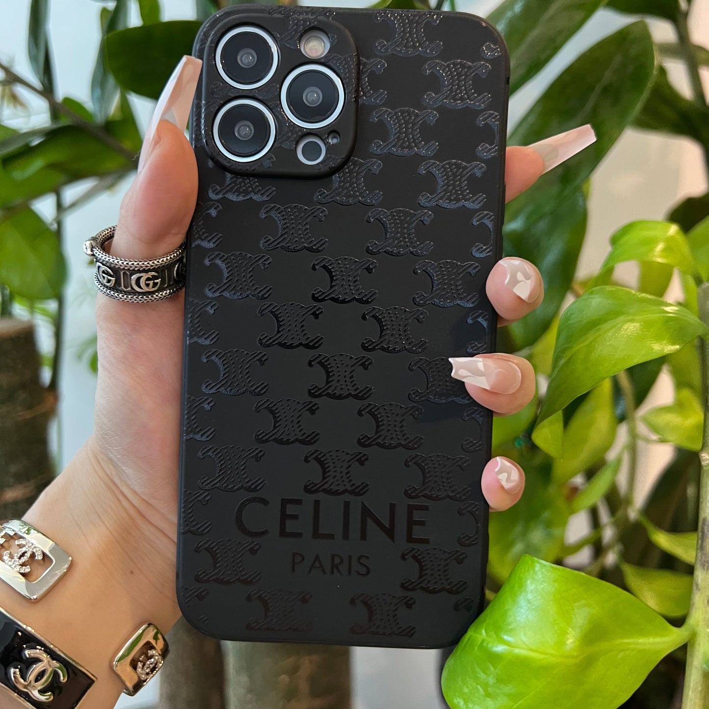 Black Trendy Phone Case ( Cute CE )