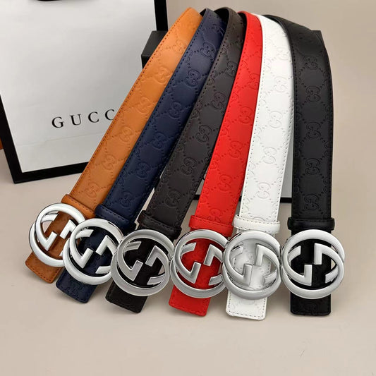 Classic Colored Good Belt (Silver Buckle)