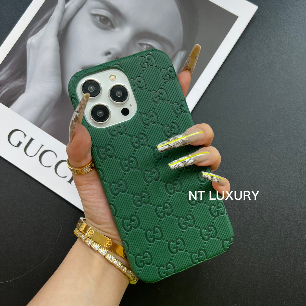 Colorful Full Good Design Phone Case (Green)