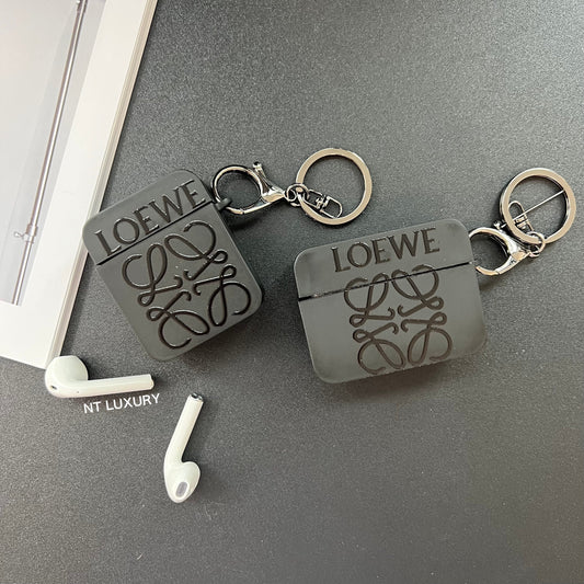 Black Trendy Airpods Case ( L )