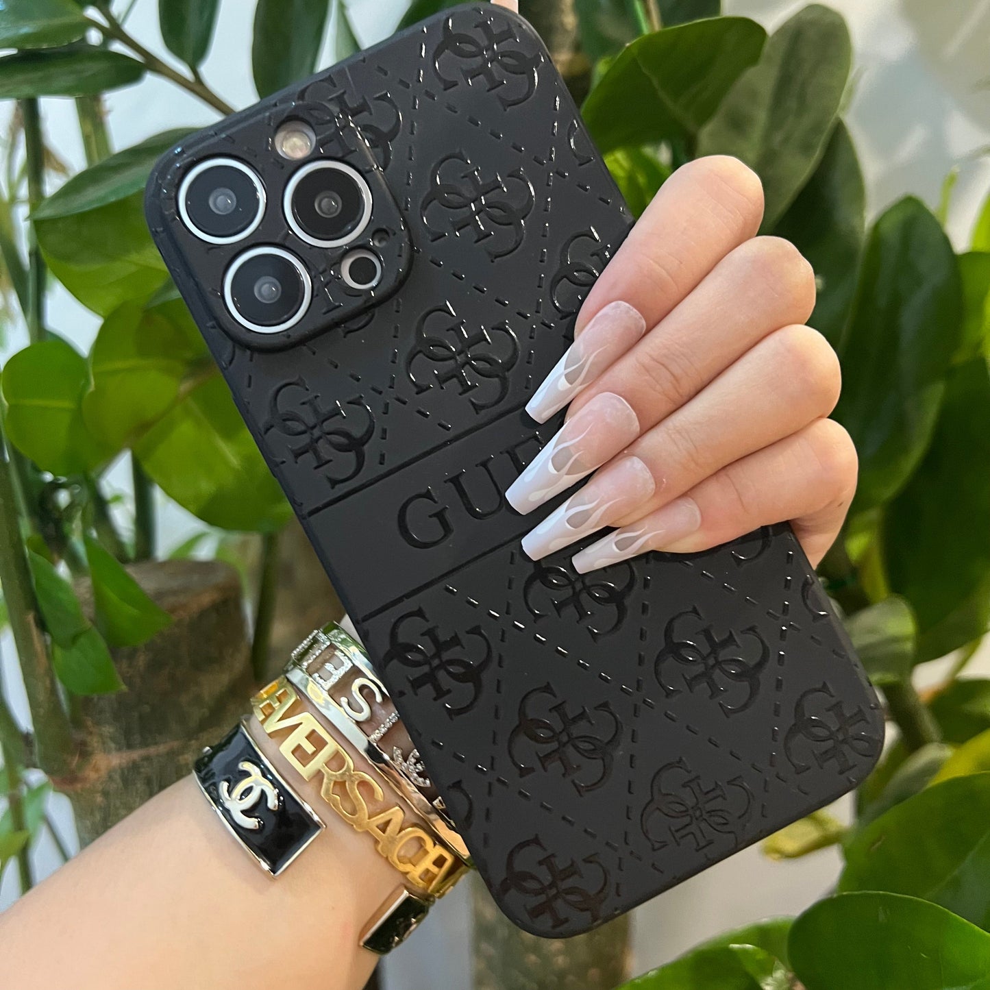 Black Trendy Phone Case (M GU)