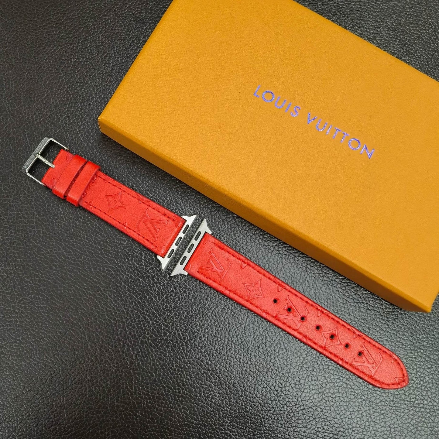 Faux Leather Fancy Watchband For iWatch