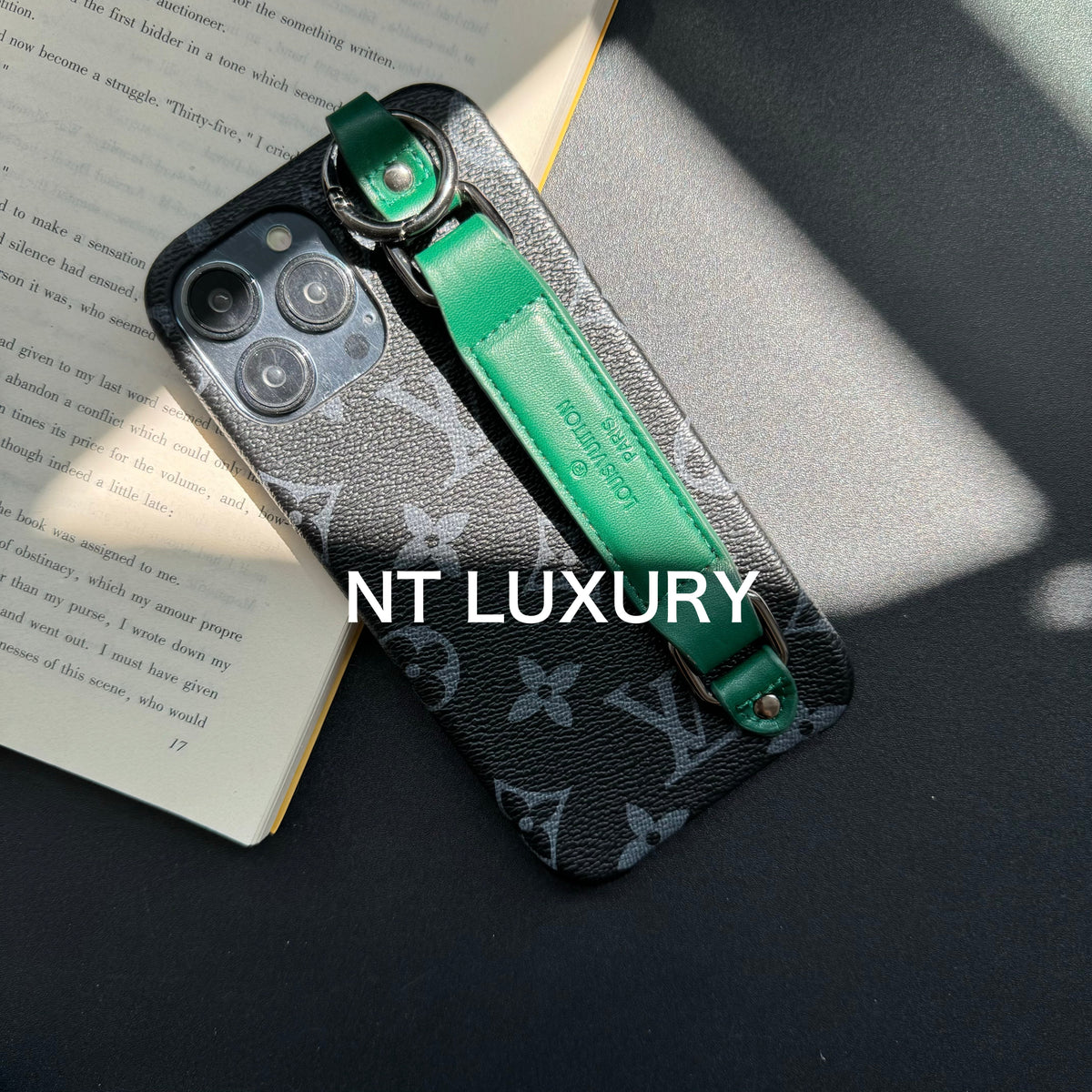 Traditional Leather Waistband Phone Case (Love)