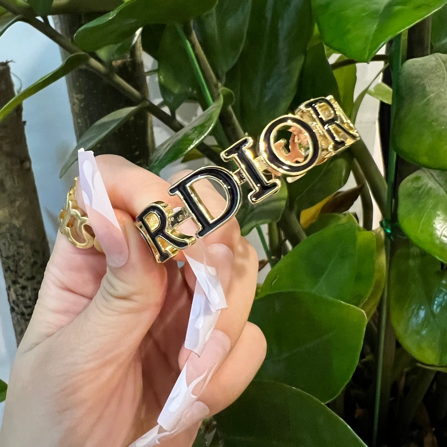 Black D Bracelet