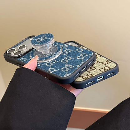 Funda de mezclilla Good Girl para teléfono con MagSafe y soporte MagSafe