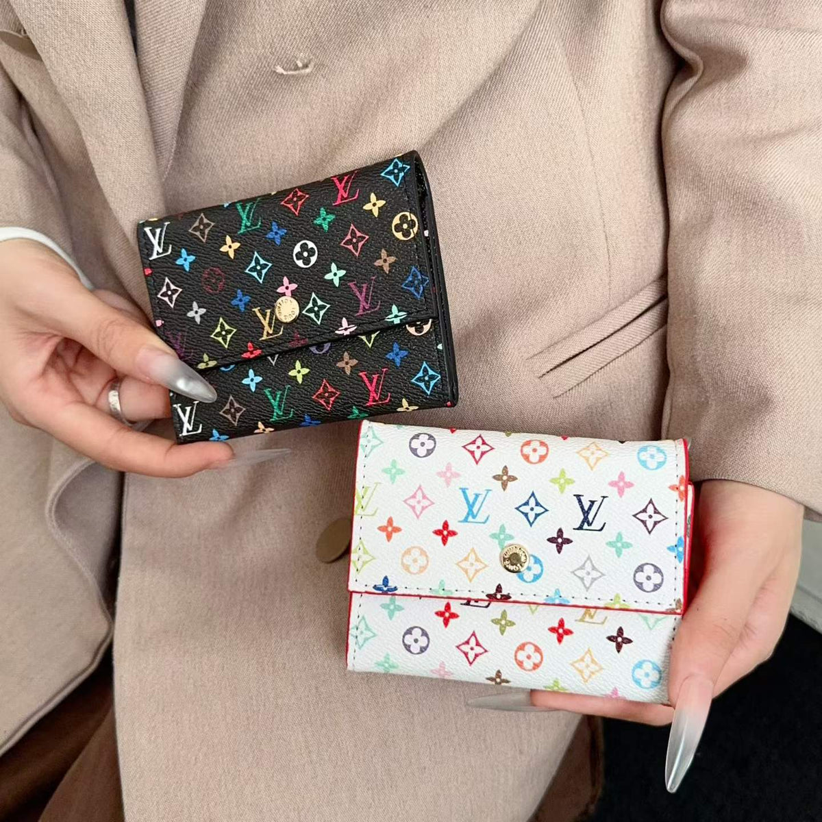 Traditional Square Design Cute Wallet