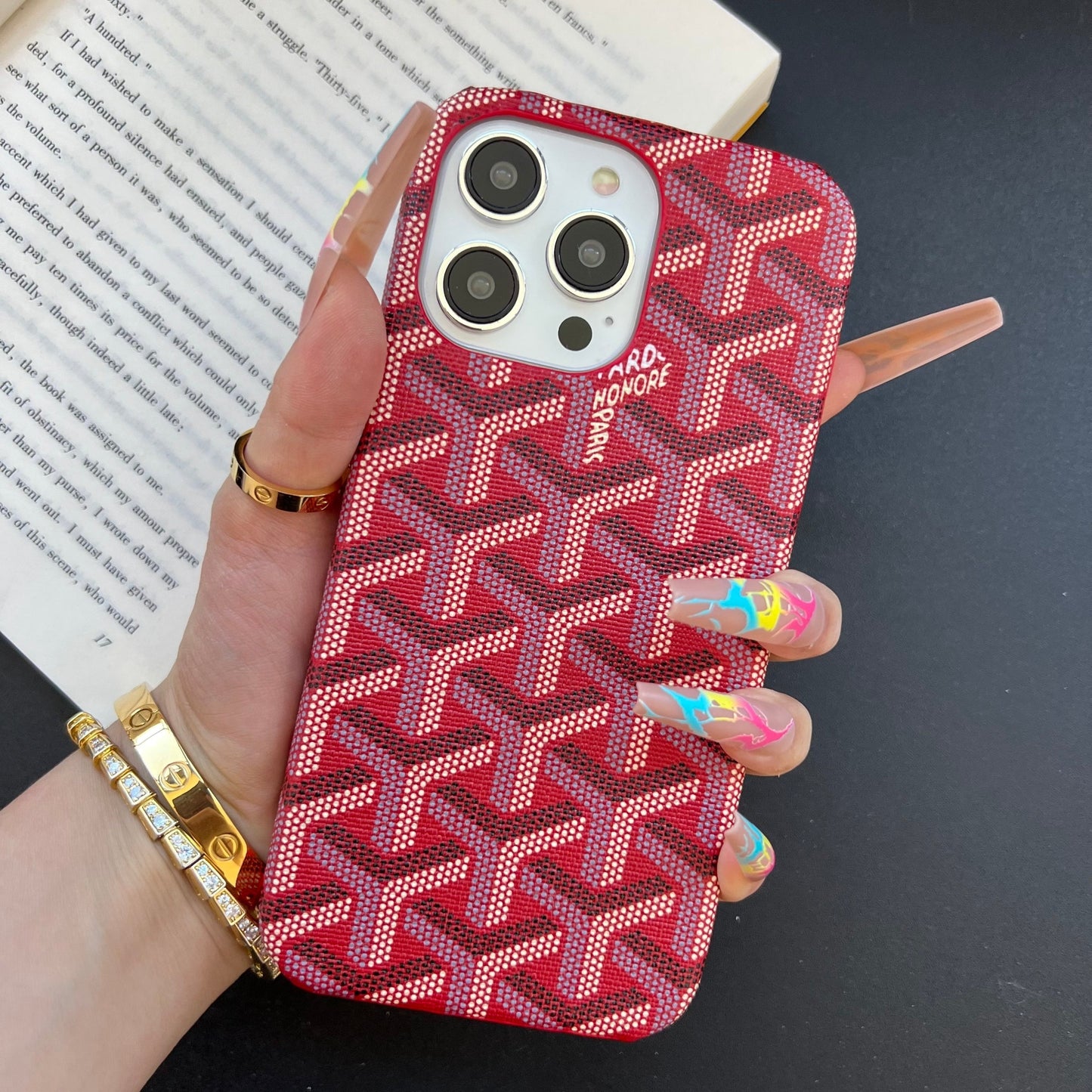 Go Neutral Phone Case (Dark Red)