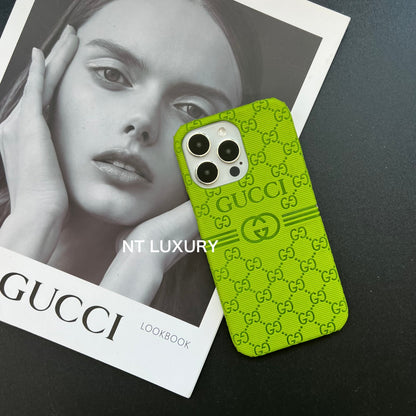 Cover colorata per telefono dal design curato (Verde chiaro)