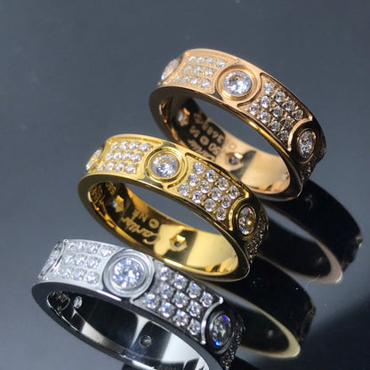 Anello dell'amore in oro e diamanti